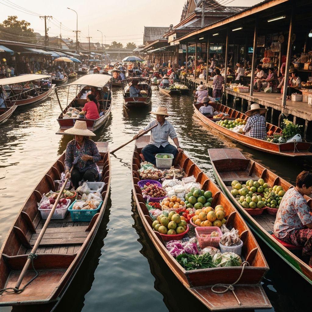 Damnoen Saduak Floating Market